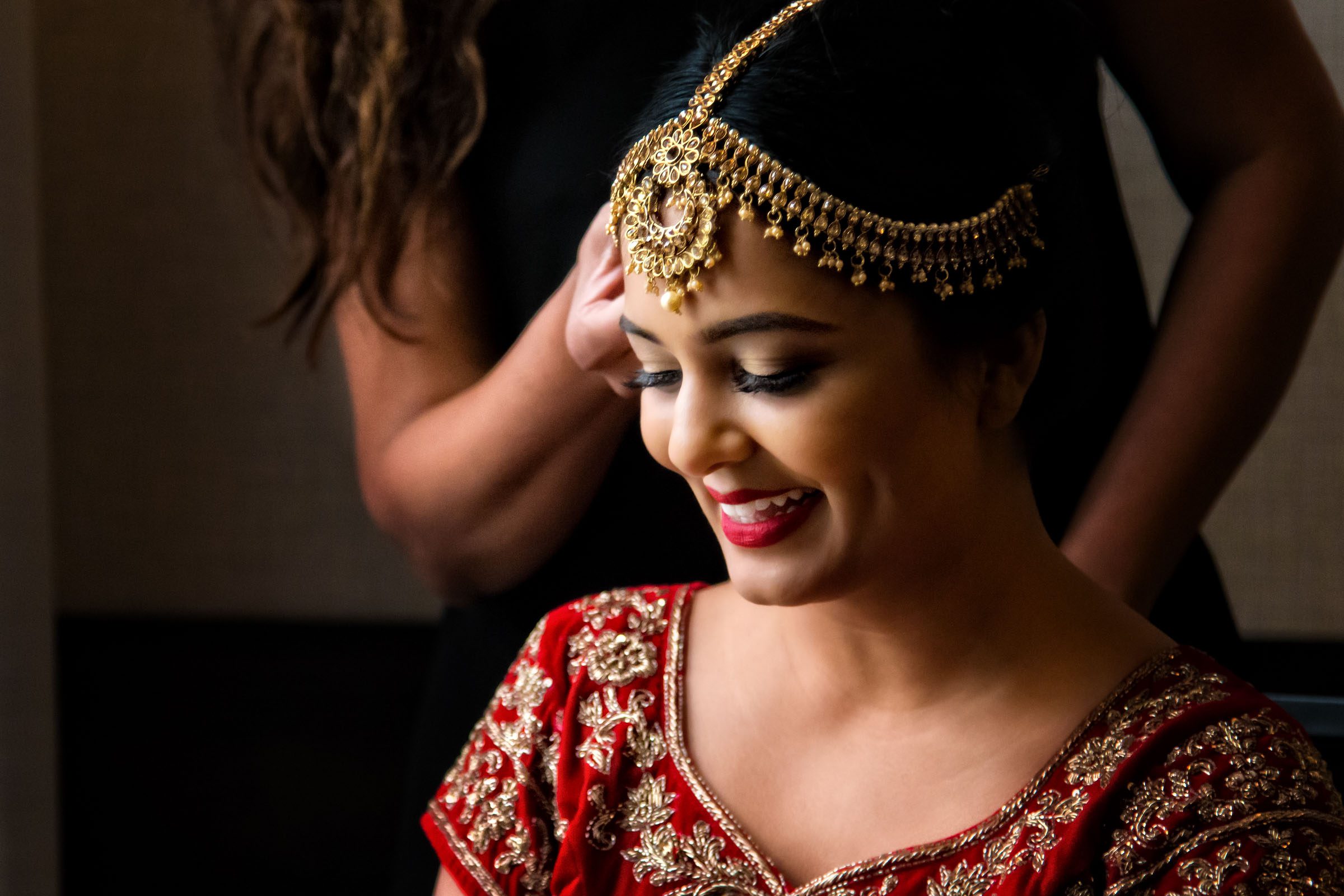Atlanta wedding photographer capturing wedding details for the Indian bride