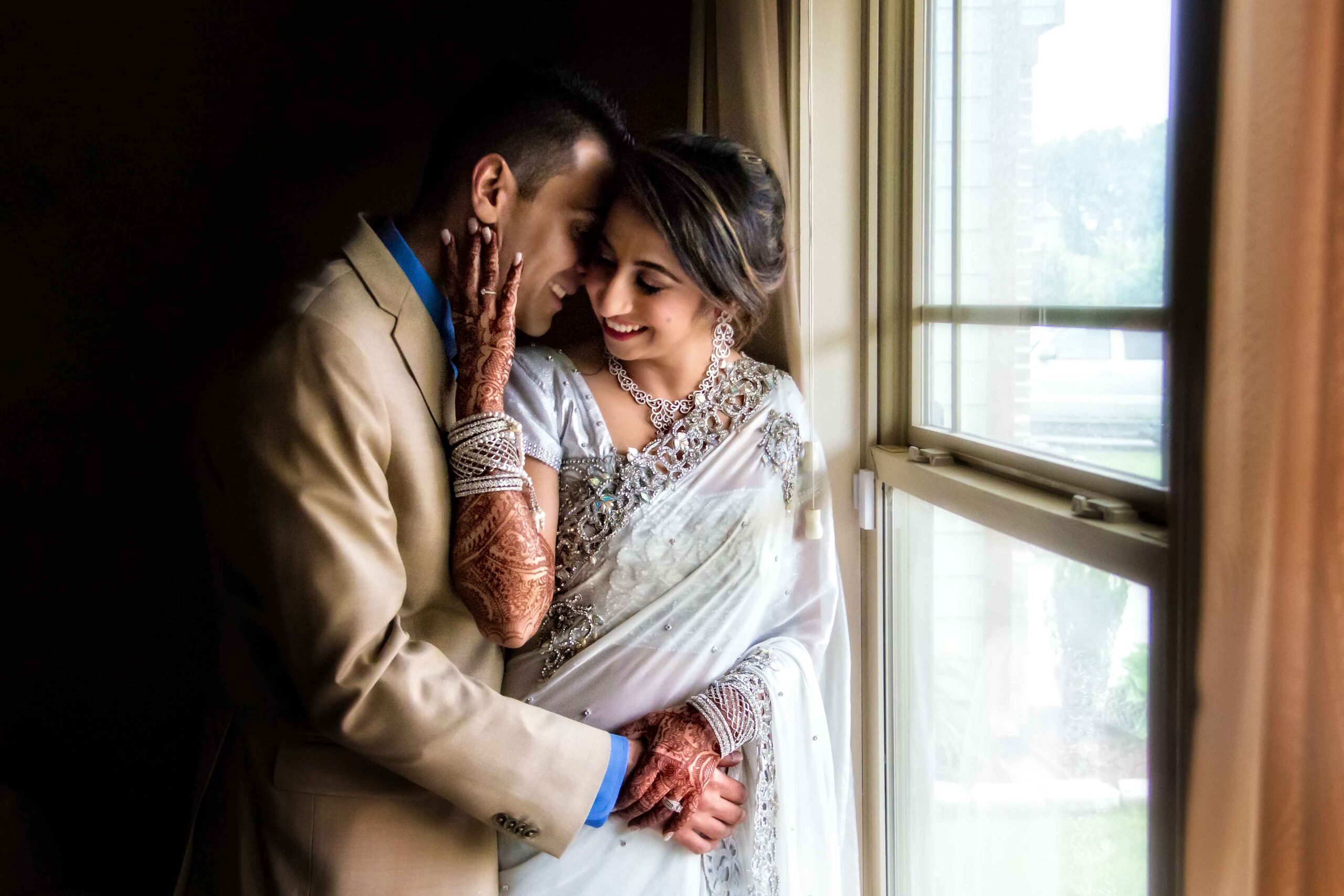 Muslim Wedding Bride and Groom captured by Indian Wedding Photographer in Atlanta